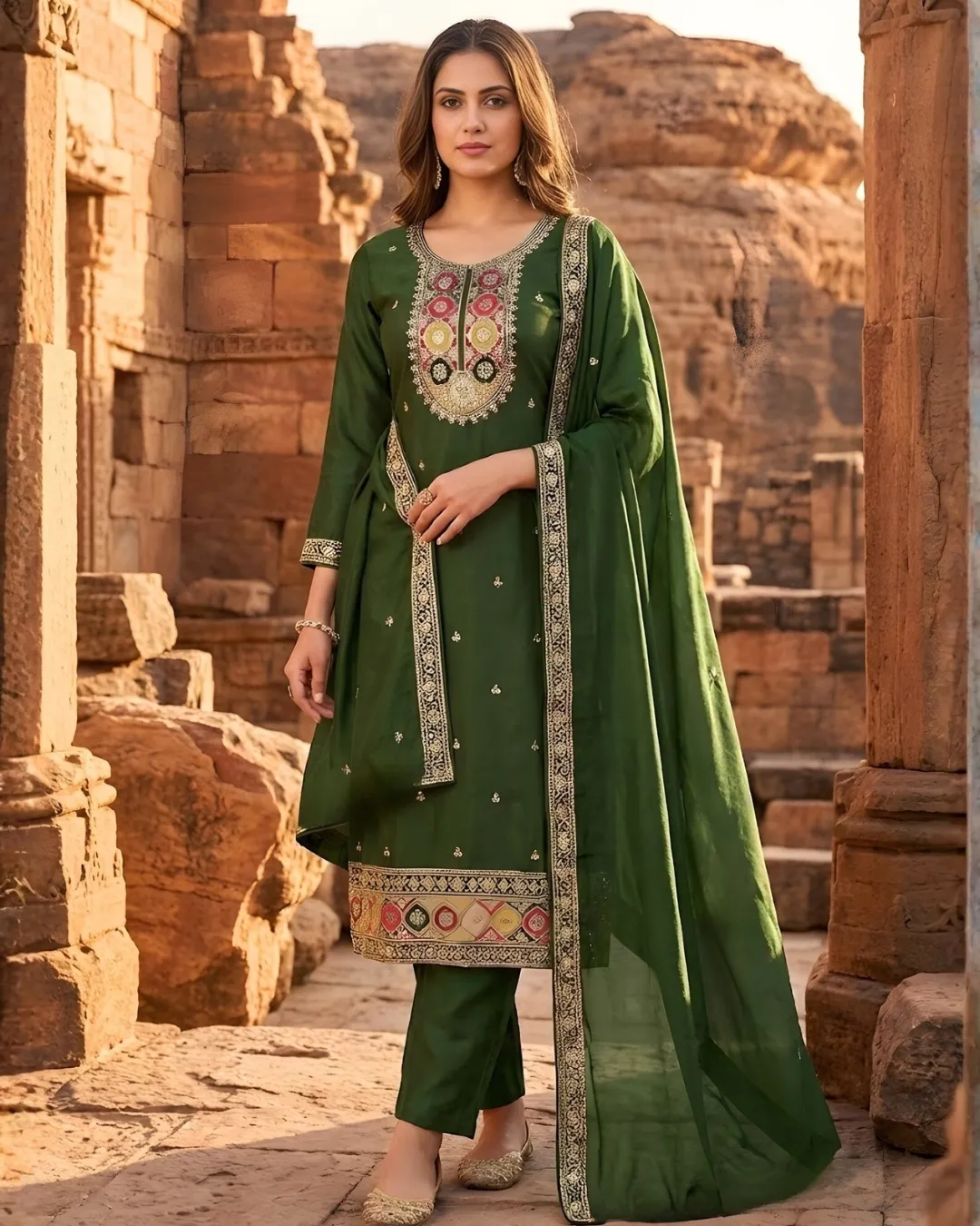 Verdant Green Kurta Set